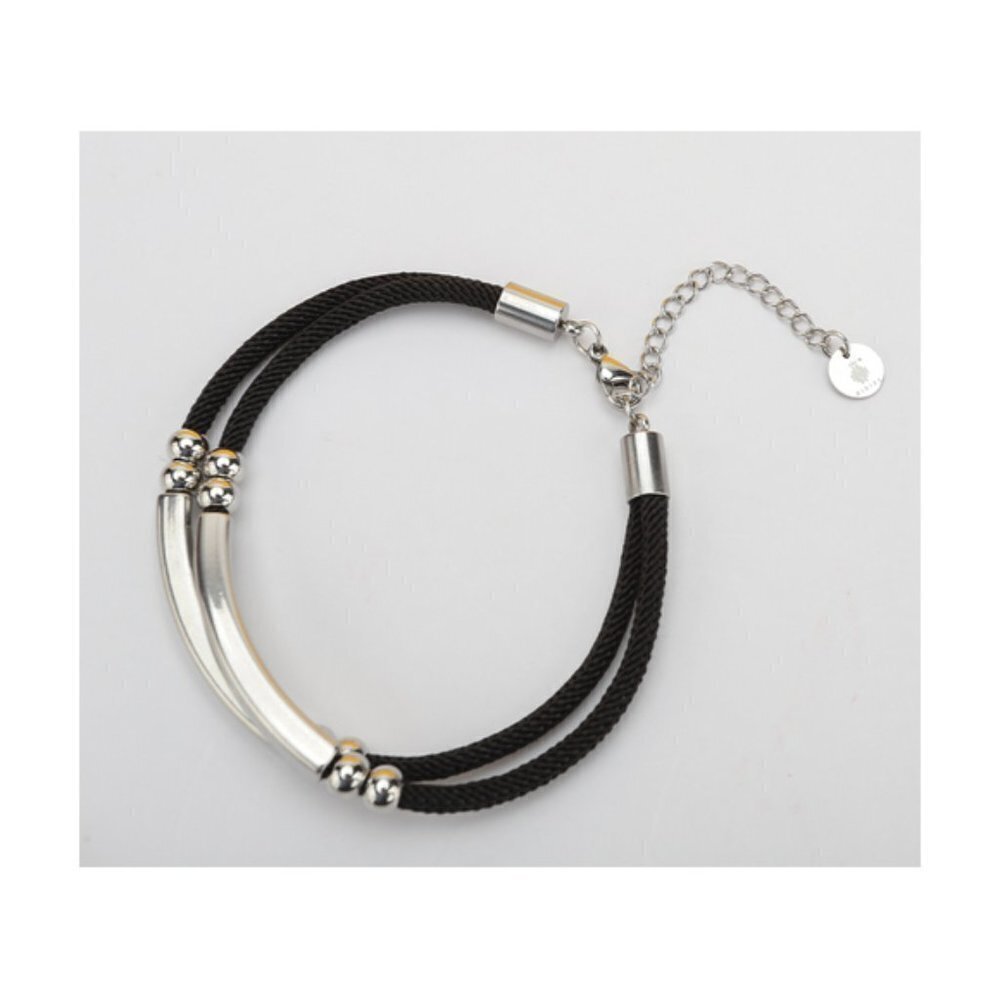 HIDIZS Bracelet Stainless Steel Handcrafted Layaredizs B Look Unisex 8-10